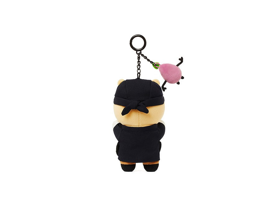 [KAKAO FRIENDS]Black and White Chef x Kakao Friends Chunsik Black Spoon Plush Keyring