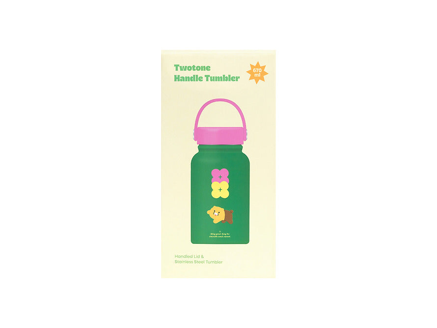 [KAKAO FRIENDS]Chunsik Two Tone Handle Tumbler