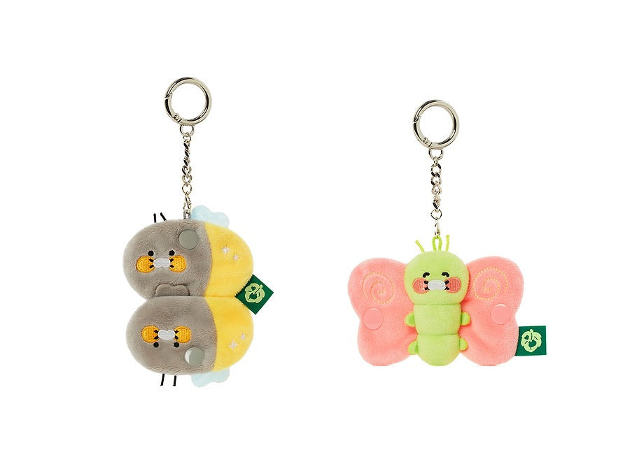 [KAKAO FRIENDS]Character Plush Keyring Soft Doll Keychain Cute Animal Bag Charm Gift