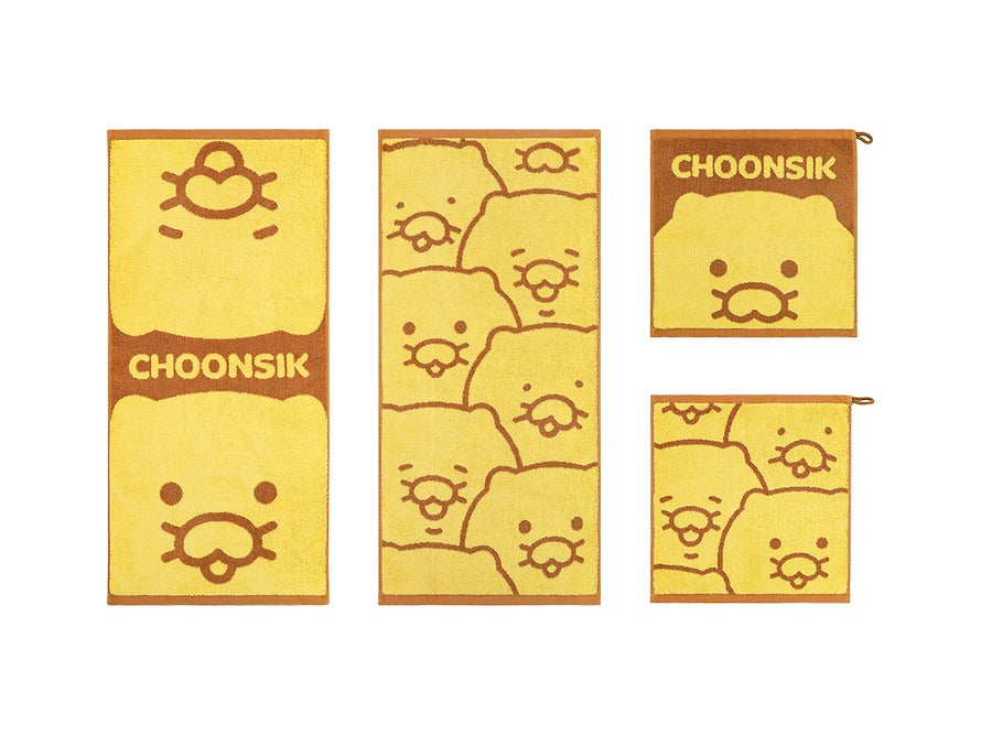 [KAKAO FRIENDS]Choonsik 32 Count Gift Towel Set 4 Pieces