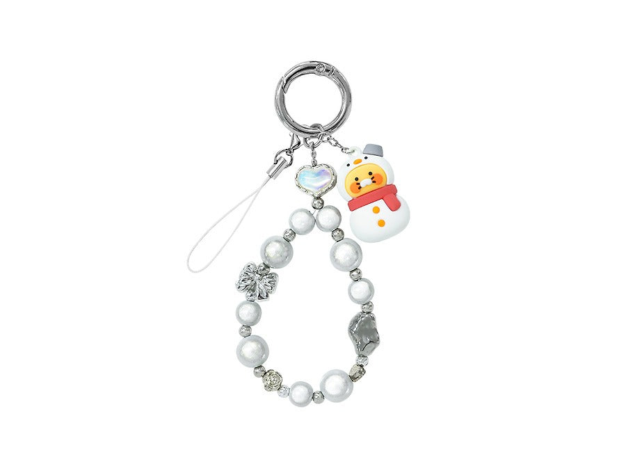 [KAKAO FRIENDS] Chunshik Winter Figure Beaded Phone Strap