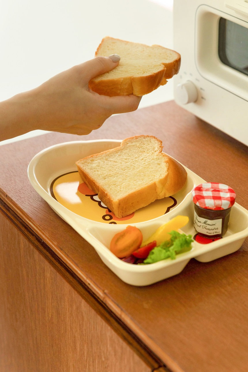 [KAKAO FRIENDS]Chunsik 3-Section Tableware Set with Fork