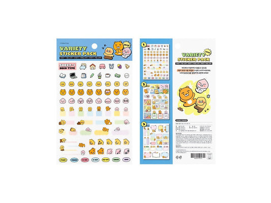 [KAKAO FRIENDS] Deco Sticker Set 3P Chunsik