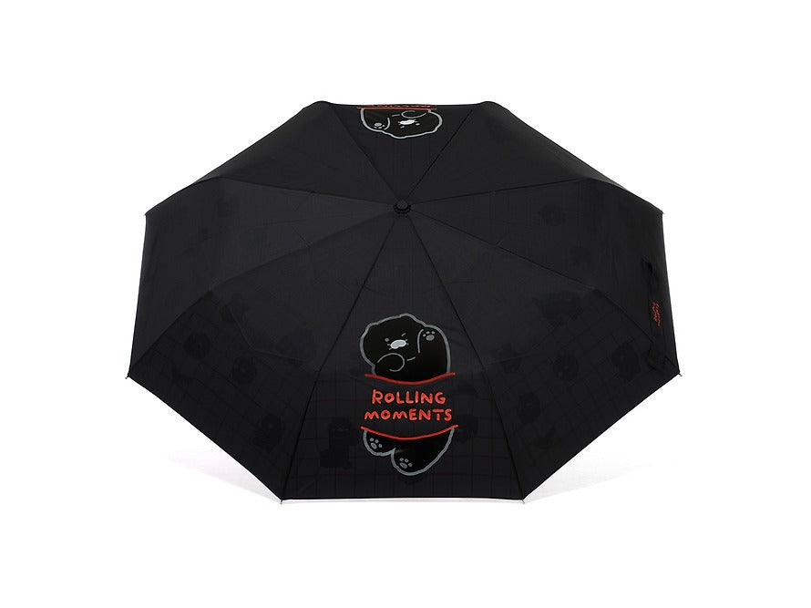 [KAKAO FRIENDS]Black Choonsik Mini Pouch Umbrella