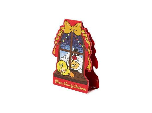 [KAKAO FRIENDS] Looney Tunes X Friends Christmas Stamping Card  Little Ryan & Baby Chunsik