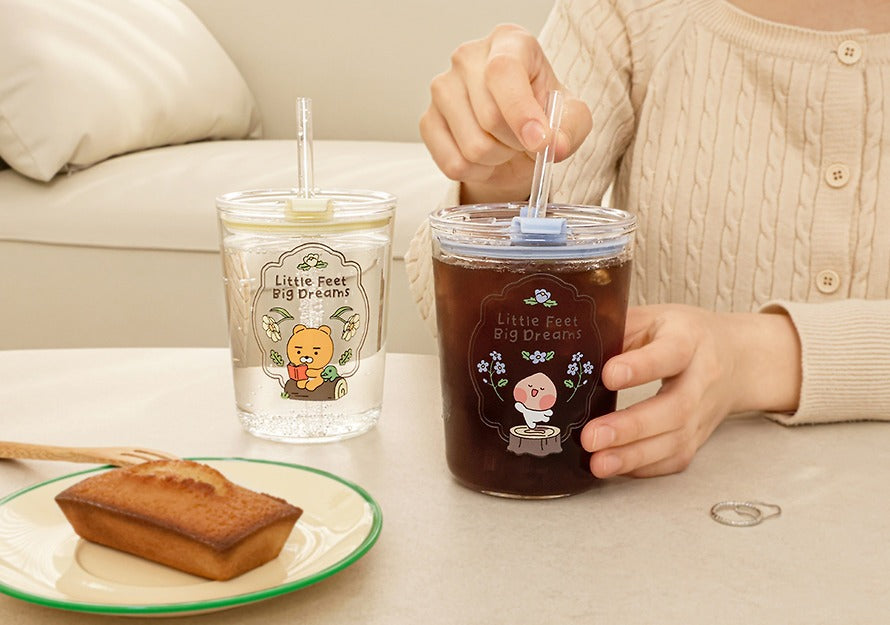 [KAKAO FRIENDS] Glass Tumbler Ryan & Apeach