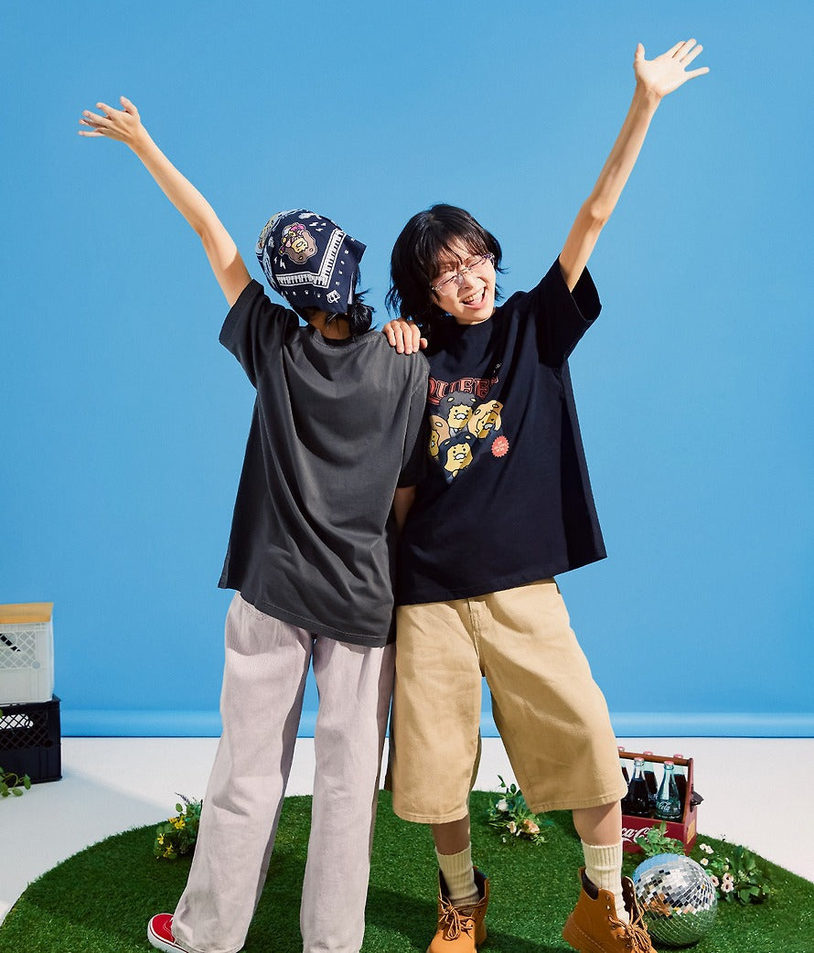 [KAKAO FRIENDS] QUEEN x Kakao Friends T-Shirt  Chunshik