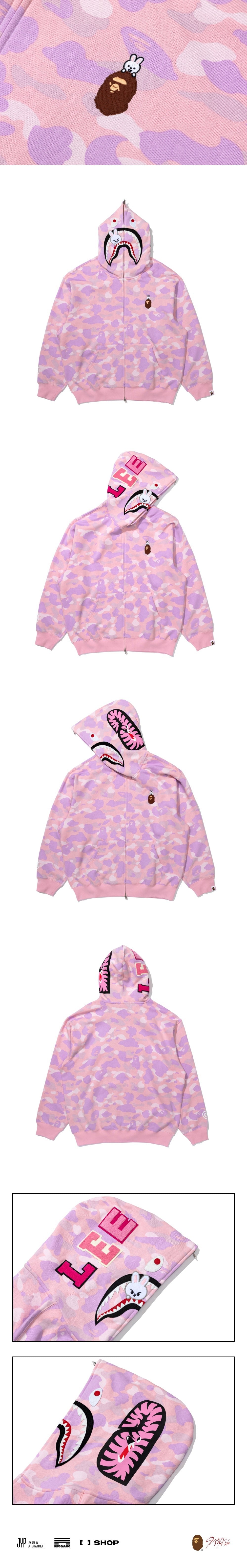[STRAY KIDS] X BAPE SHARK FULL ZIP