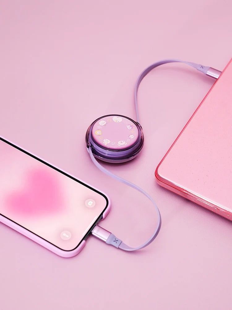 [BTS]BT21 100W Retractable Cable – The Journey 90cm
