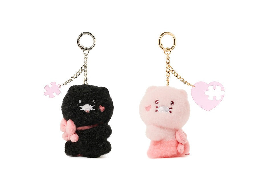 [KAKAO FRIENDS]Black Choon Magnet Keyring Doll Set Choonsik