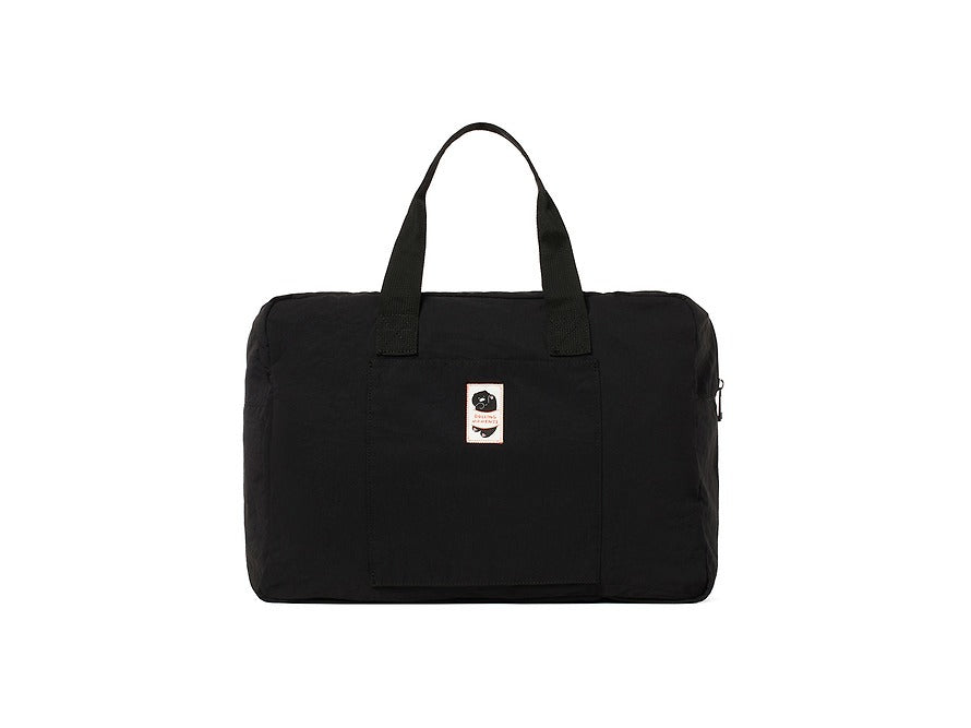 [KAKAO FRIENDS]Black Choonsik Folding Travel Bag