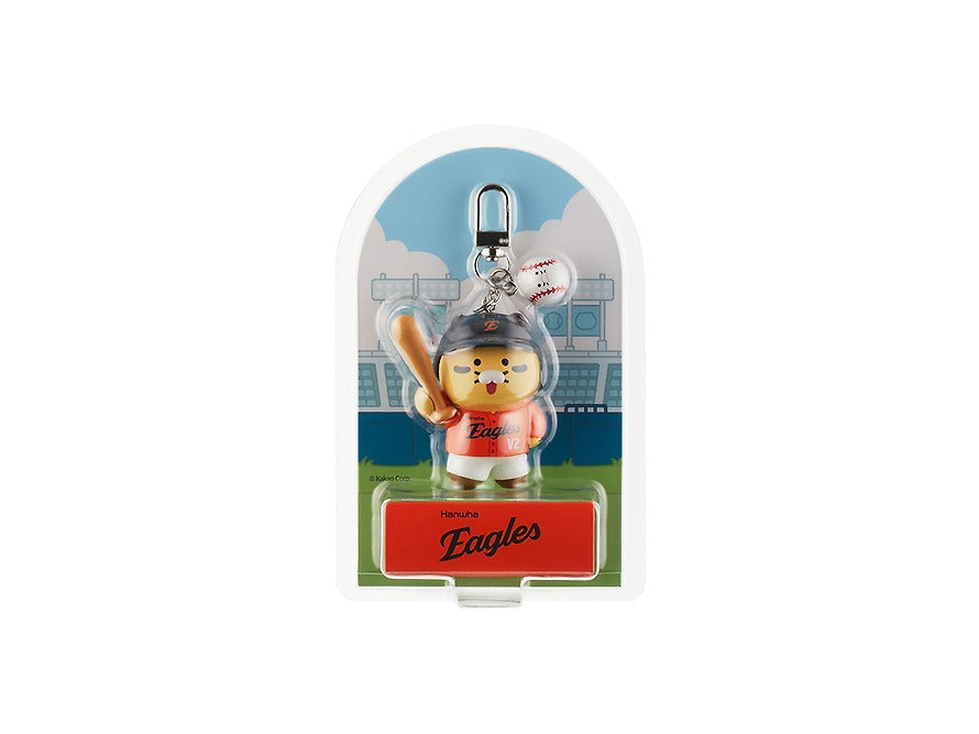 [KAKAO FRIENDS] KBO x Kakao Friends Chunshik Batter Figure Keyring Collection
