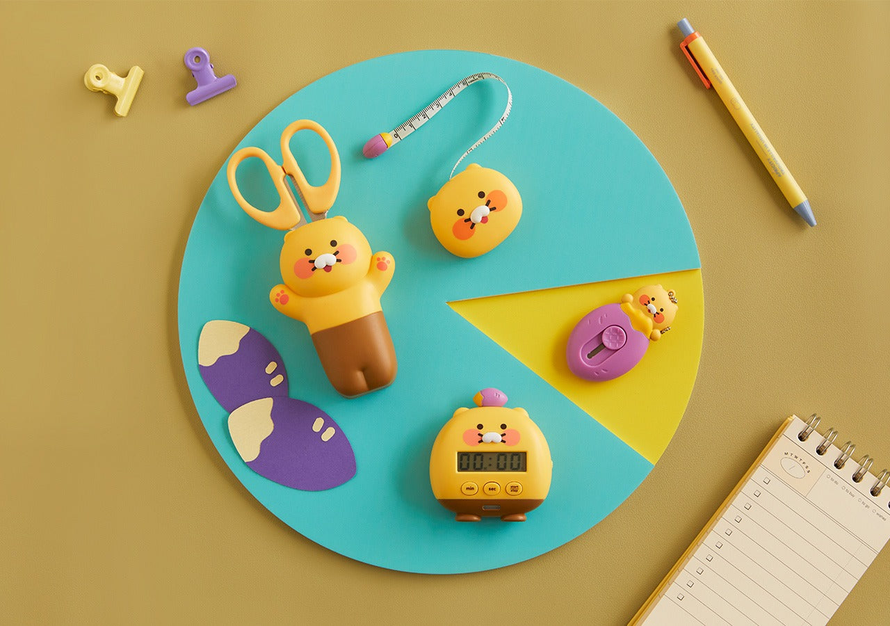 [KAKAO FRIENDS]  Chunsik Scissor Holder with Safety Cap