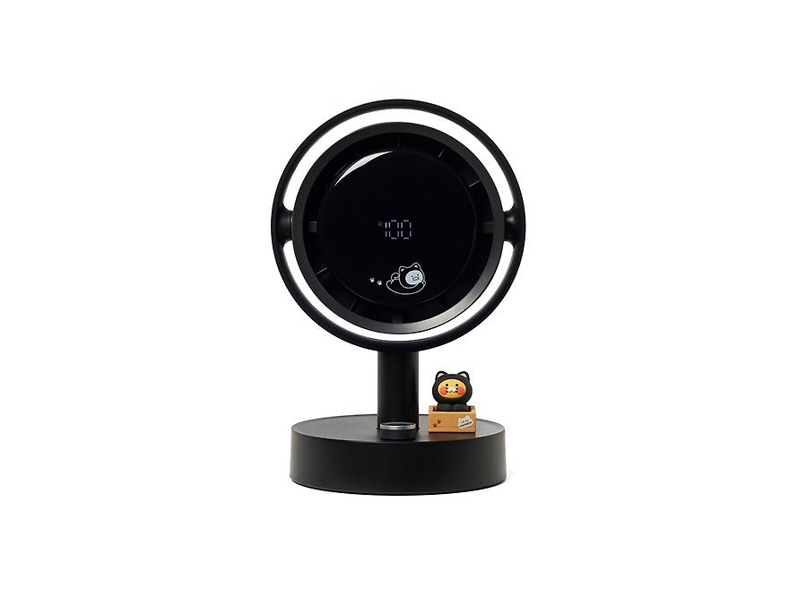 [KAKAO FRIENDS]LED Desk Fan Digital Display Table Fan Chunshik