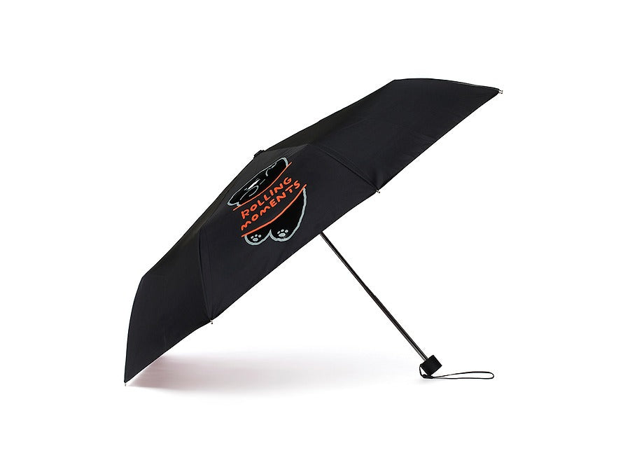 [KAKAO FRIENDS]Black Choonsik Mini Pouch Umbrella