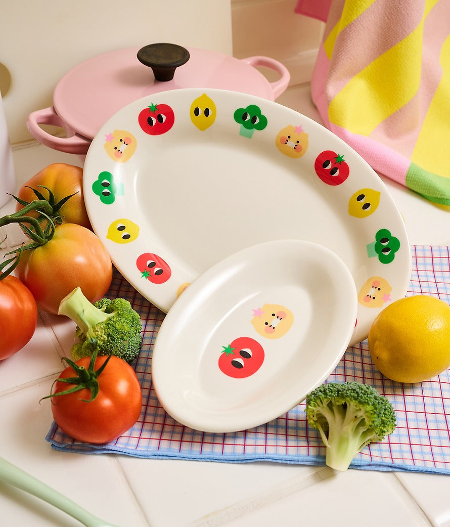 [KAKAO FRIENDS] I.A.I.A.I Friends x Kakao Friends Chunshik Melamine Plate