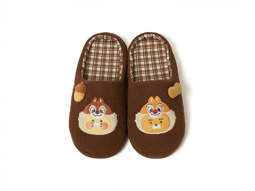 [KAKAO FRIENDS]Disney Chip 'n Dale X Kakao Friends Ryan & Chunshik Character Slippers