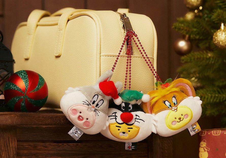 [KAKAO FRIENDS]Looney Tunes X Friends Christmas Wreath Plush Ornament