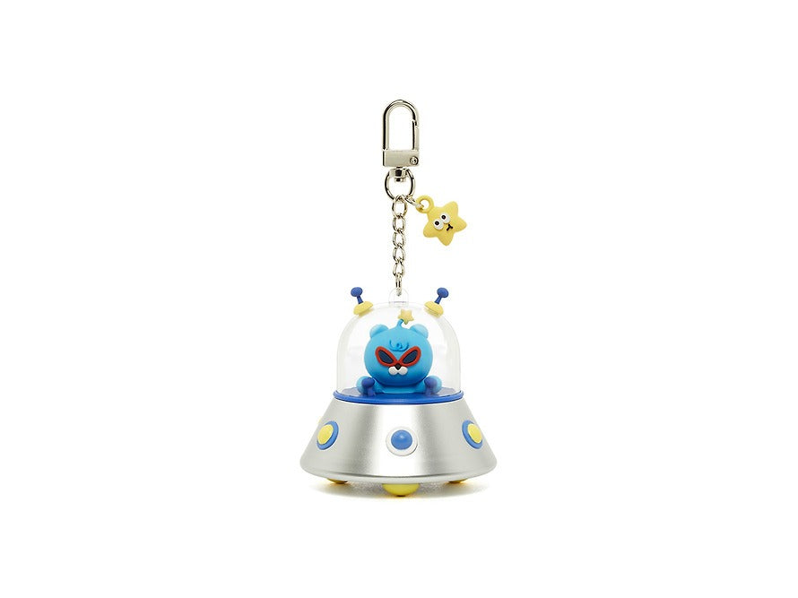 [KAKAO FRIENDS] Lucky Beam Alien UFO Light-Up Keyring
