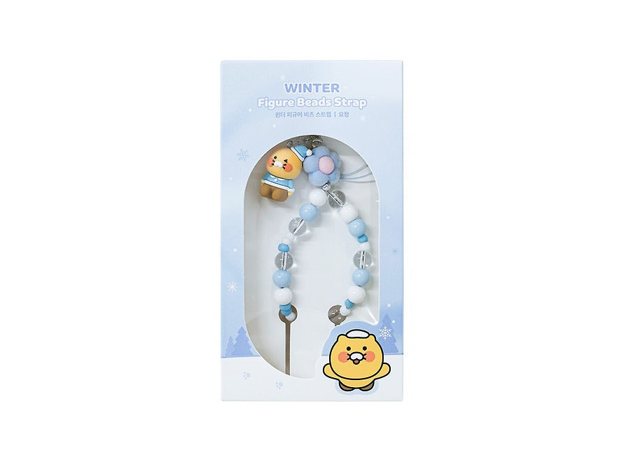 [KAKAO FRIENDS] Chunshik Winter Figure Beaded Phone Strap