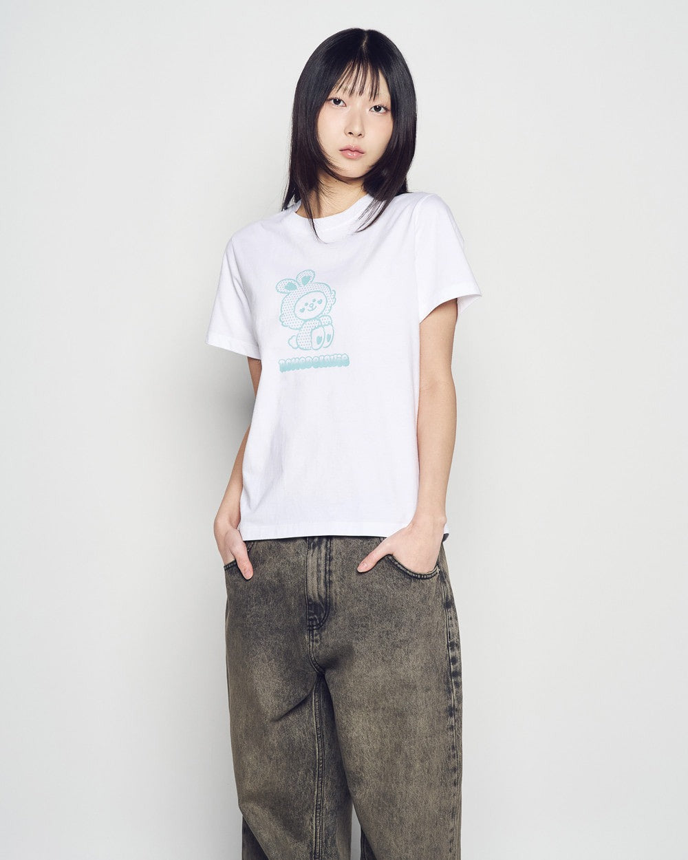 [LINE FRIEND]WOMAN CONY LINE FRIENDS SHORT SLEEVE T-SHIRT