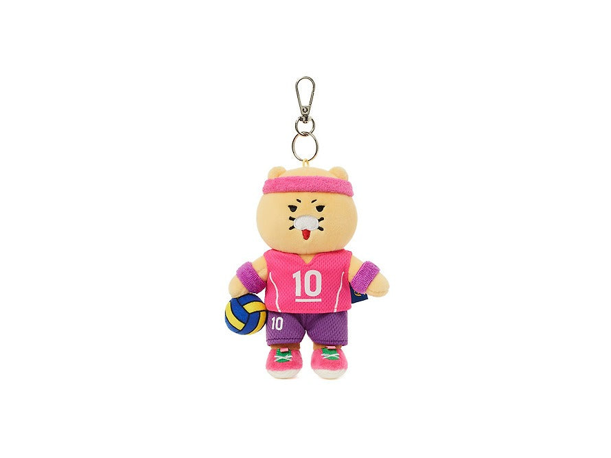 [KAKAO FRIENDS] Kim Yeon-koung X Friends Keyring Plush Chunsik