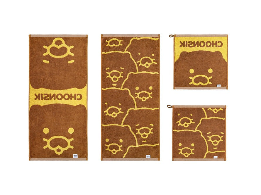 [KAKAO FRIENDS]Choonsik 32 Count Gift Towel Set 4 Pieces