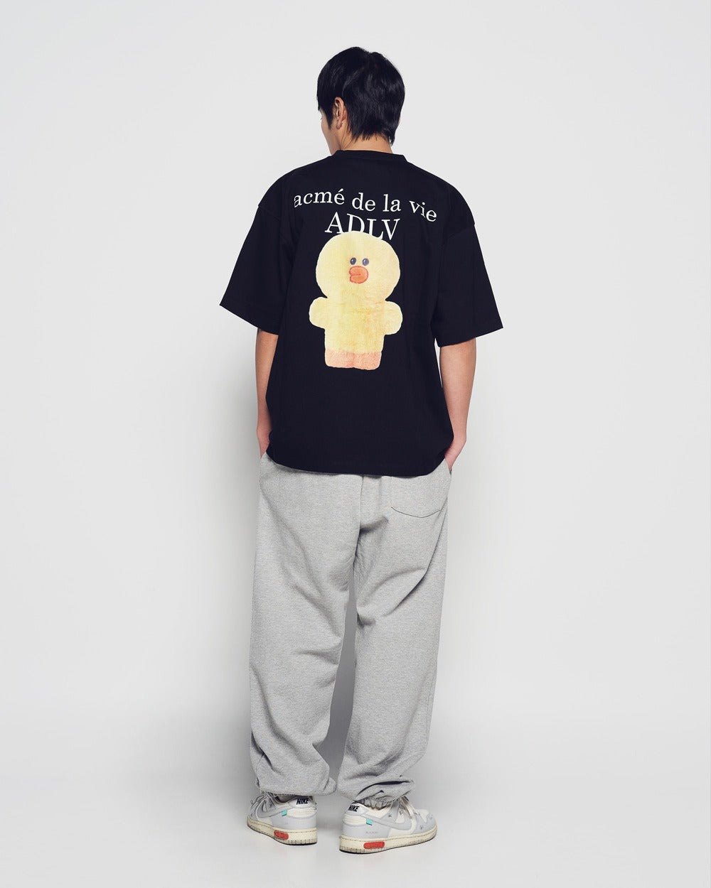 [LINE FRIEND]BASIC LOGO WITH LINE FRIENDS SHORT SLEEVE T-SHIRT