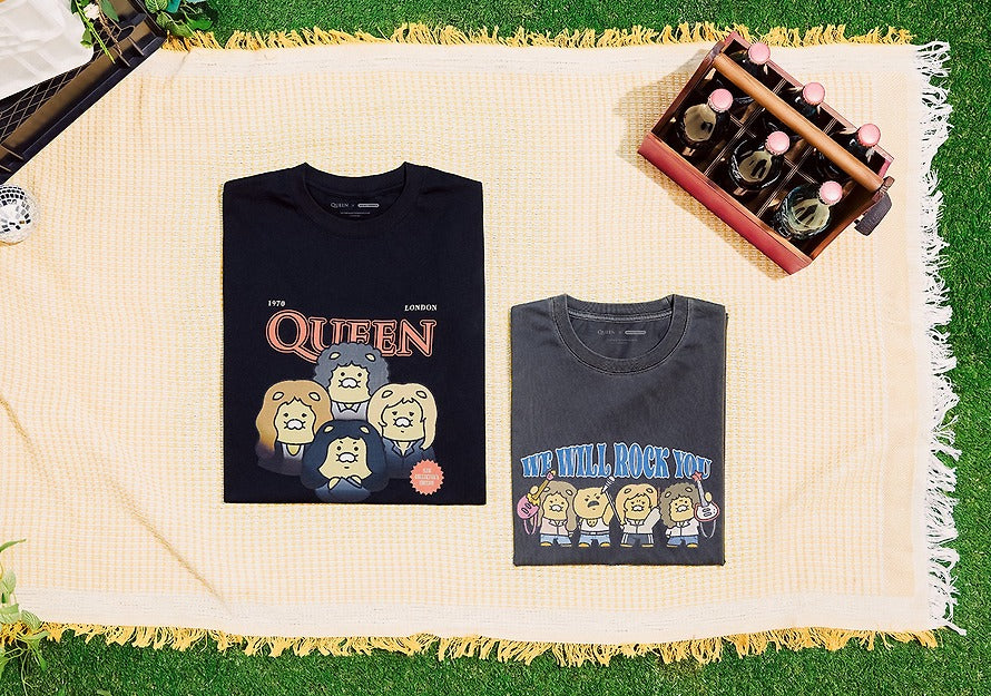 [KAKAO FRIENDS] QUEEN x Kakao Friends T-Shirt  Chunshik