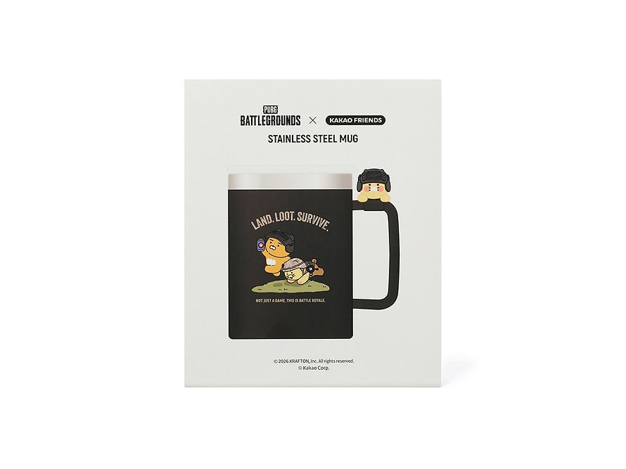 [KAKAO FRIENDS]PUBG x KAKAO FRIENDS Stainless Steel Mug Ryan & Chunsik