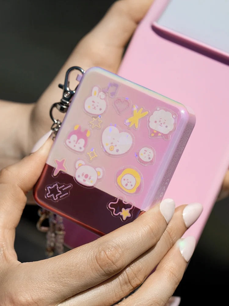 [BTS]BT21 5K Magnetic Power Bank – The Journey Pink