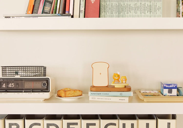 [KAKAO FRIENDS] 2 in 1 Wireless Charging Stand Bakery Ryan & Chunsik
