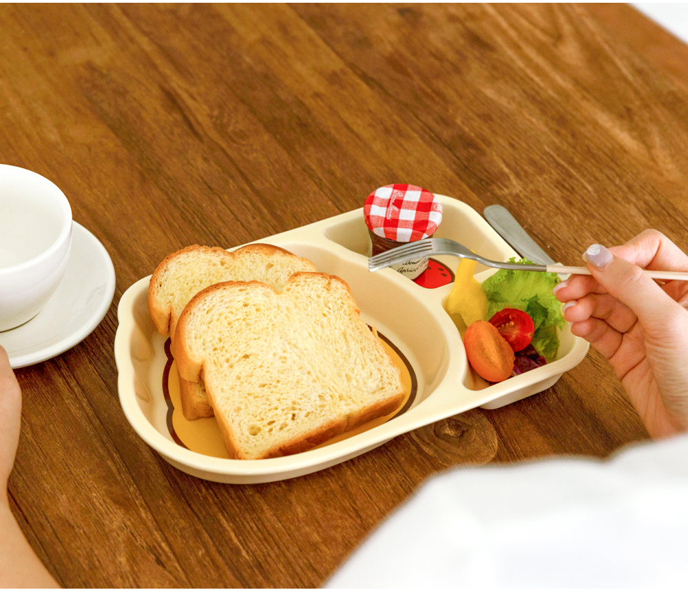 [KAKAO FRIENDS]Chunsik 3-Section Tableware Set with Fork