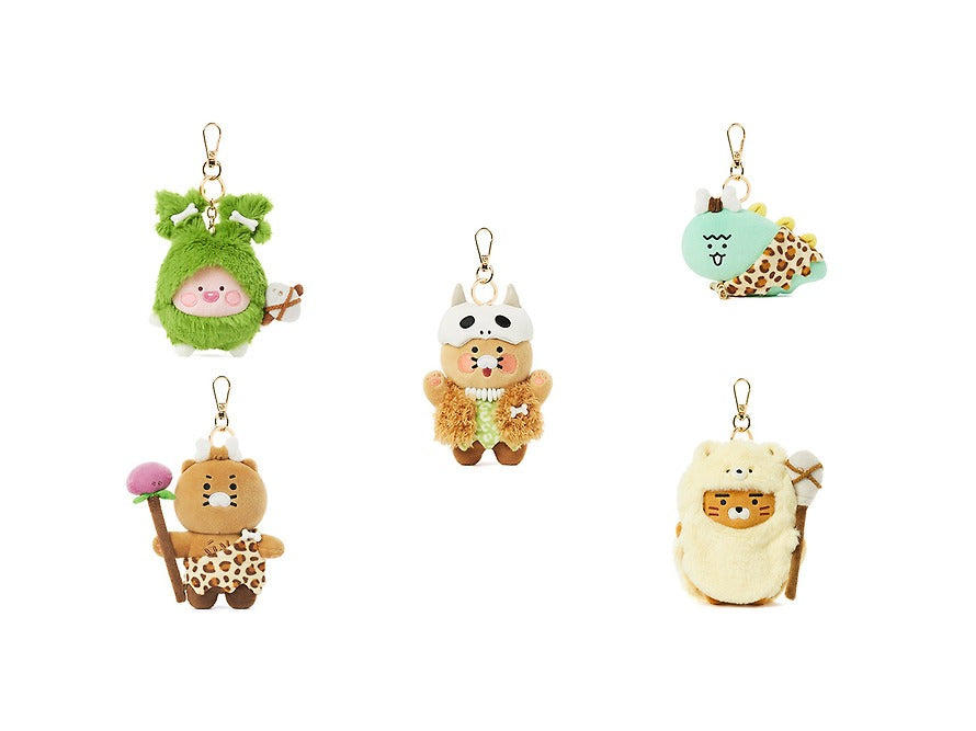 [KAKAO FRIENDS]Cave Age Plush Keyring Collection Chunshik Ryan Apeach Jordy