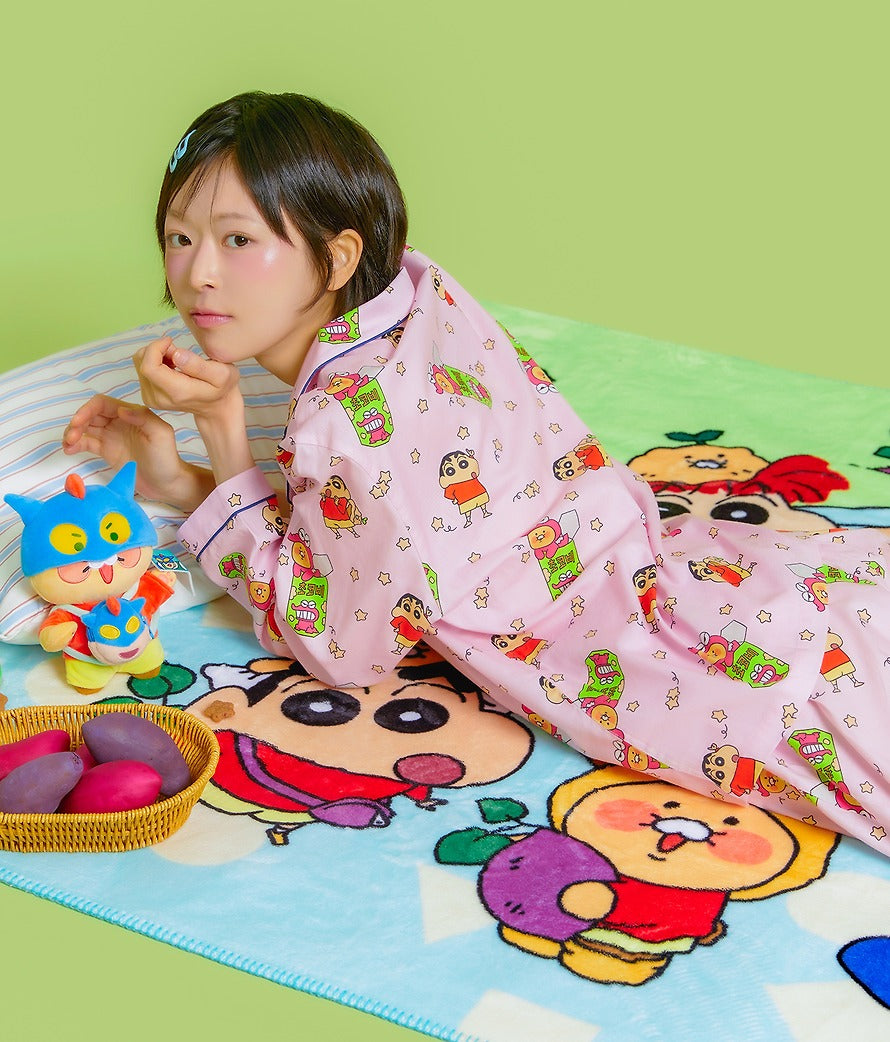 [KAKAO FRIENDS]Crayon Shin-chan x Kakao Friends Large Multi-Purpose Blanket
