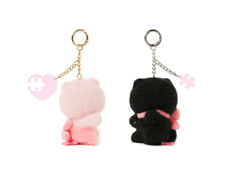 [KAKAO FRIENDS]Black Choon Magnet Keyring Doll Set Choonsik