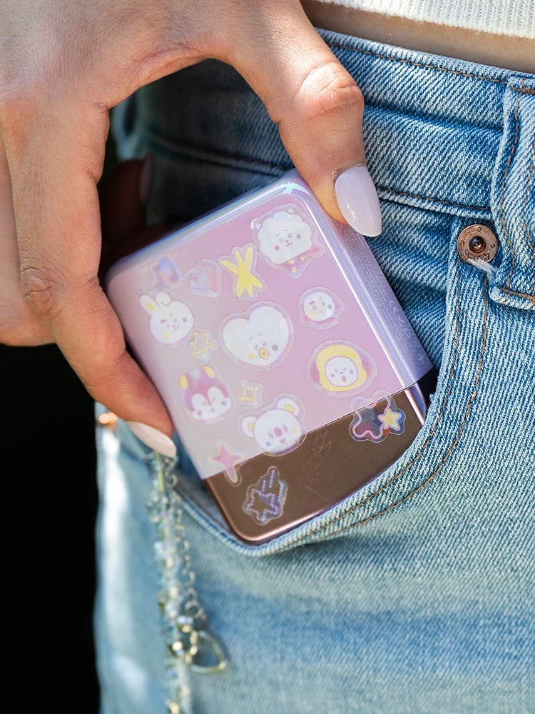 [BTS]BT21 5K Magnetic Power Bank – The Journey Pink