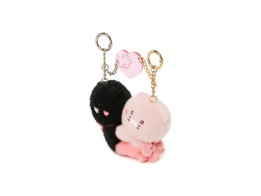 [KAKAO FRIENDS]Black Choon Magnet Keyring Doll Set Choonsik