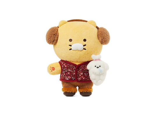 [KAKAO FRIENDS] Countryside Series Medium Plush Doll_Chunsik (Korean Grandma Style)