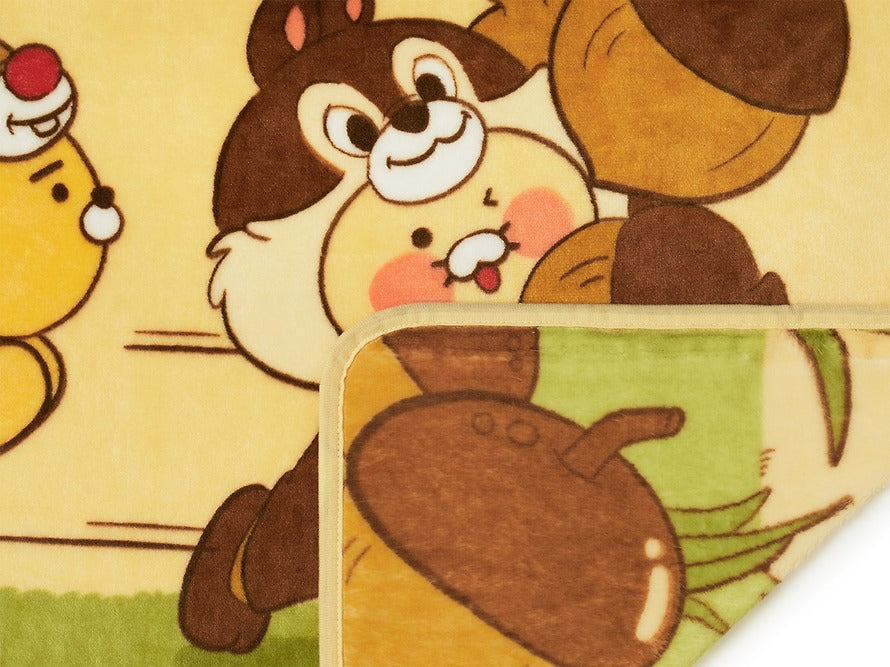 [KAKAO FRIENDS]Disney Chip 'n Dale X Kakao Friends Ryan & Chunshik Knee Blanket