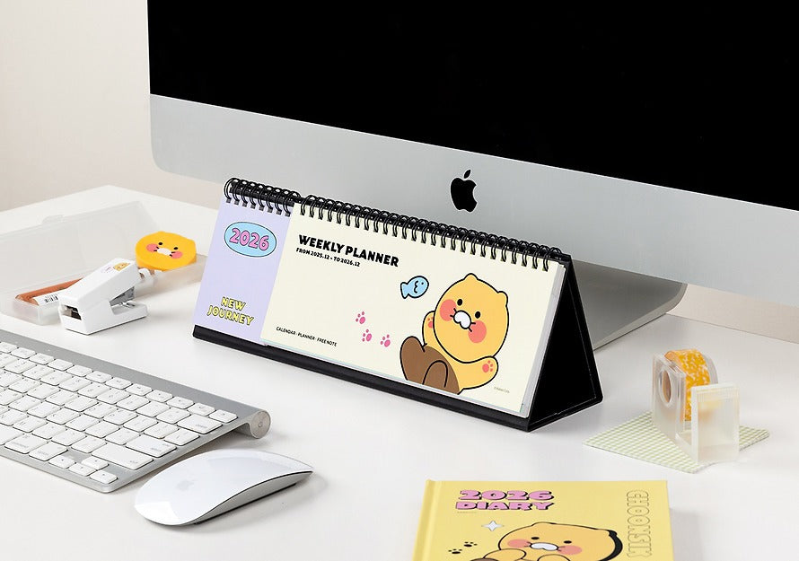 [KAKAO FRIENDS] 2026 Weekly Planner Twin Ring Chunsik