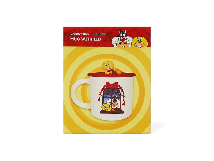 [KAKAO FRIENDS]Looney Tunes X Friends Mug & Lid Set Little Ryan & Baby Chunsik