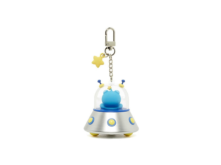 [KAKAO FRIENDS] Lucky Beam Alien UFO Light-Up Keyring