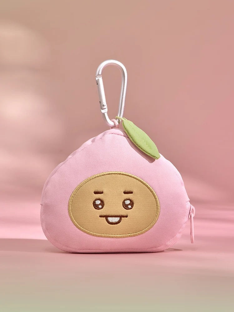 [BTS] BT21 Peach Holic Face Pouch Keyring
