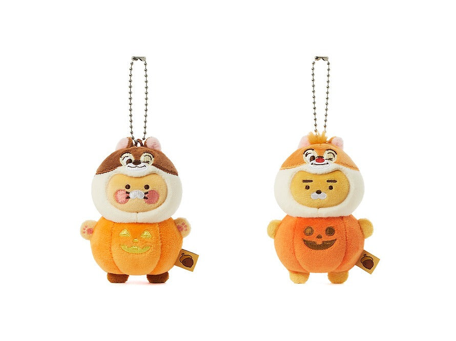 [KAKAO FRIENDS]Chip 'n Dale Friends Pumpkin Plush Keyring