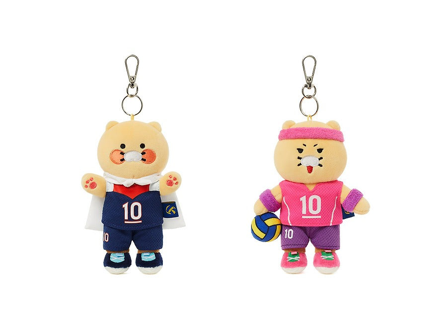 [KAKAO FRIENDS] Kim Yeon-koung X Friends Keyring Plush Chunsik
