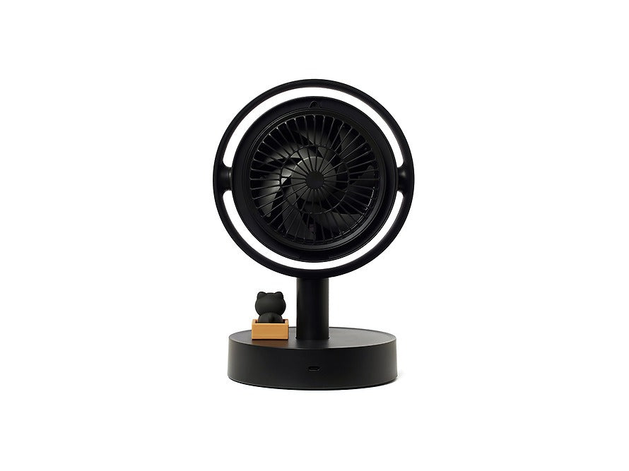 [KAKAO FRIENDS]LED Desk Fan Digital Display Table Fan Chunshik