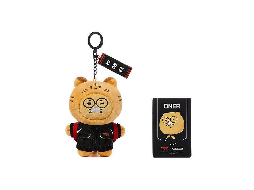 [KAKAO FRIENDS] x T1 Friends Black Jersey Plush Keyring Collection