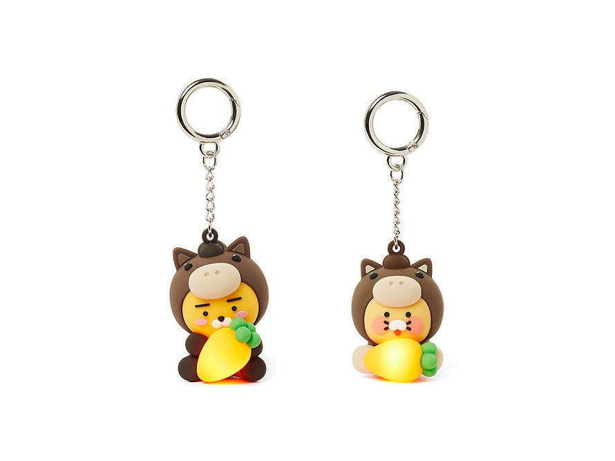 [KAKAO FRIENDS]Chunsik and  Ryan Lucky Pony Day LED Figure Keyring