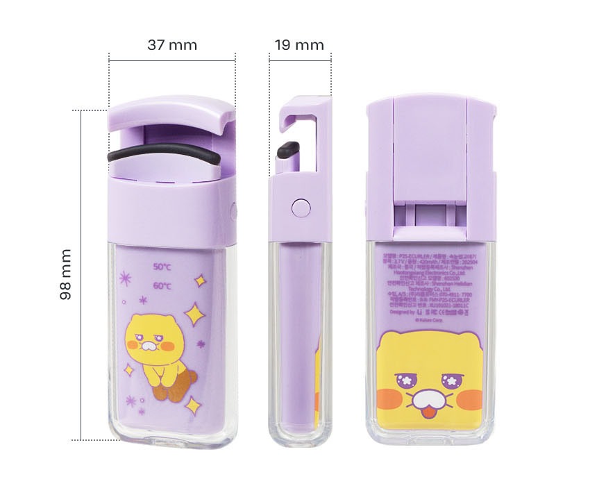 [KAKAO FRIENDS] Winklel Mini Handy Eyelash Curler